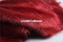 Wholsale imitation fox plush fur,felt cloth,cloth counter carpet material,faux fur fabric,sewing accessories