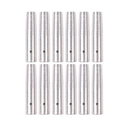 6/12 pcs Archery Connect Arrowhead Aluminium Arrow Insert OD 8mm Wooden Bamboo Arrow Shaft Hunting Arrow Accessories