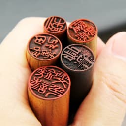 Hanko Stamp for Wood Custom Name Stamp Seal for Calligraphy English Chinese Logo Hand Account Chop Personal Gift Seal