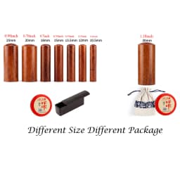 Hanko Stamp for Wood Custom Name Stamp Seal for Calligraphy English Chinese Logo Hand Account Chop Personal Gift Seal