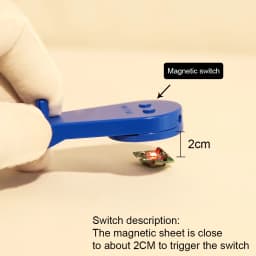 DIY Modeling Magnetic Control LED Lamp Magnetron Switch Animation Figure Plus Light Model Wireless Light With Battery 1pc