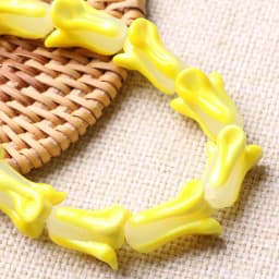 10Pcs Vegetable Cute Chinese Cabbage Handmade Lampwork Beads Glass Loose Beads For Jewelry Making DIY Bracelet Necklace Craft