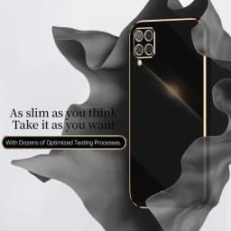 Case For Samsung Galaxy A12 A13 M12 M32 M13 M33 M53 A23 A33 A53 5G A32 A04S A22 A52 A72 A51 Luxury Plating Soft Silicone Coque