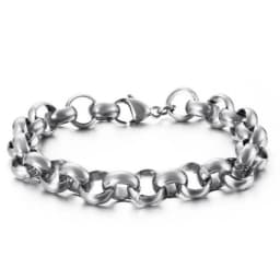 "O" Chain Luxury Stainless Steel Bracelet Men's High Quality Simple Chunky Link Wholesale Dropshipping Gift