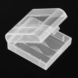2 Slots CR123 16340 Battery Storage Boxes Transparent Hard Plastic For 16340 CR123A CR2 Battery Holder Container Box