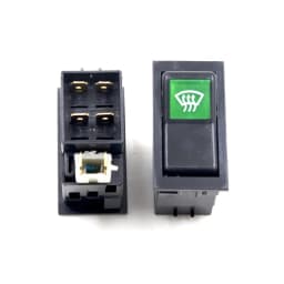 1PC Truck Excavator Crane Car-styling Modified Rocker Switch Button Universal engine stop+larme/fan/power/wiper/fog lamp switch