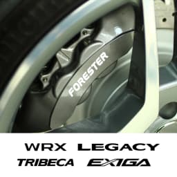 6PCS Car Brake Caliper Sticker Heat Resistant Decal For Subaru Forester WRX Levorg XV Outback Legacy Tribeca Auto Accessories