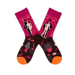 New cotton socks high-quality men's and women's British style casual Harajuku fashion novelty literary couple sexy socks