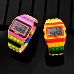 Fashion Rainbow Watch Women Led Digital Watches SHHORS Multifunction Electronic Wristwatches Ladies Girls Watches Reloj Mujer