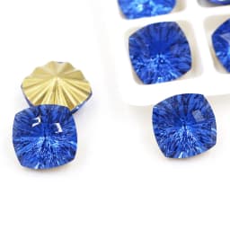 10pcs/Bag 8mm/10mm Fat Square Shape Glass Strass Crystal Sewing Claw Rhinestones Diy Clothing Accessories