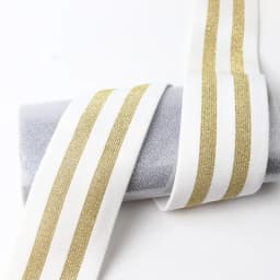 40Mm Thick Striped Elastic Band Pants Waist Sealing Rubber Band Wide Flat Elastic Striped Webbing Accessories Sewing Accessories