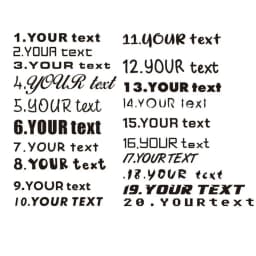 Custom Text English Chinese Japanese Hebrew Sign WEBSITE FACEBOOK Instagram Name Logo YouTube Snapchat Decal Car Bike Sticker