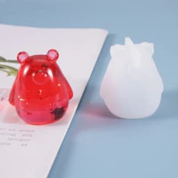 Transparent Bird/Lucky bag/bear Diy Epoxy Charm Making Mould Fondant resin molds for jewelry