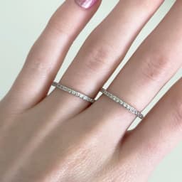 Delicate Thin Microscope Finger Dainty Rings For Women Female Promise Engagement Women's Ring Silver Color Zircon Jewelry R638