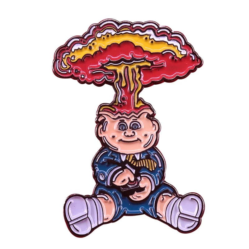 Garbage Pail Kids ''Adam Bomb'' Pin A perfect reminder of your nauseating beginnings.