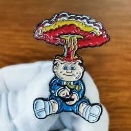 Garbage Pail Kids ''Adam Bomb'' Pin A perfect reminder of your nauseating beginnings.