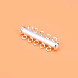 Bracelet necklace jewelry DIY accessories multi row 2 rows 3 rows 4 rows multi circle connecting buckle 925 silver button