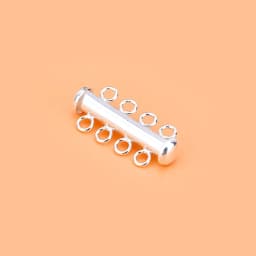 Bracelet necklace jewelry DIY accessories multi row 2 rows 3 rows 4 rows multi circle connecting buckle 925 silver button