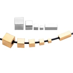 20Pcs 3 4 5 6 8mm Gold Silver tone Stainless Steel Cube Spacer Beads Square Loose Beads for DIY Bracelet Jewelry Making Material