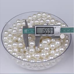 10-1000Pcs Imitation Pearl 3/4/6/8/10/12/14/16mm Straight Holes Beige Round Acrylic Loose Beads Pearl Spacer Beads DIY Craft