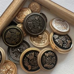 10pcs British College Style Suit Buttons Crown Pattern Golden Coat Jacket Buttons Sewing Accessories Handmade DIY Shirt Buttons