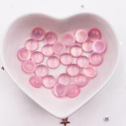 New 60pcs 10mm Round Colorful Beautiful Resin Cat's eye Gems Flatback Rhinestone Appliques DIY Wedding Scrapbook Craft SG10