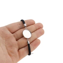 5pcs Lot Stainless Steel Rope Bracelet Round 20mm Cabochon Base for Bracelets DIY Jewelry Making Supplies Bulk Items Wholesale