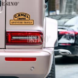Car Styling Creative Funny Camel Trophy Decorative Sticker Cartoon PVC Decal Waterproof Car Body Mirror Fender Pattern Vinyl