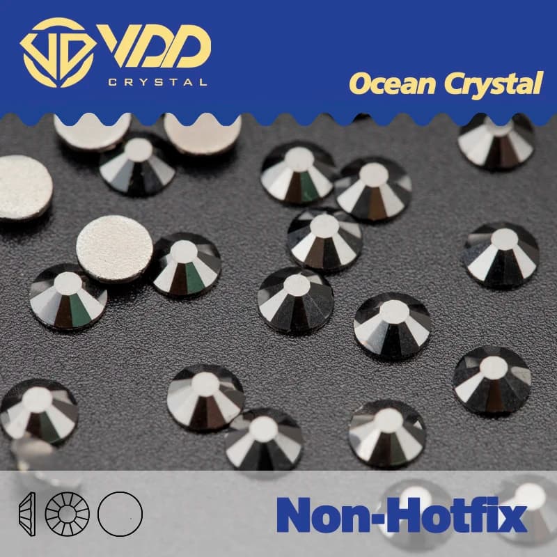 VDD 065 Hematite Non-hotfix Rhinestones Party Dresses Dmc Flatback Gems Mountain Crystals And Decorations