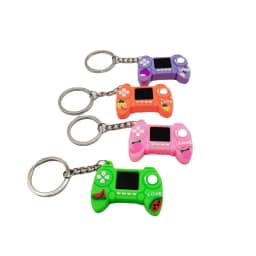 1PC PVC Game Handle Machine Keychain Key Ring Cute Simulation Gamepad Joystick Model Key Chain Bag Car Hanging Accessories