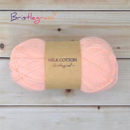 BRISTLEGRASS 1 Skein 50g Acrylic Crochet Yarn 5 Strand Milk Cotton Thread Baby Sweater Scarf Doll Fabric DIY Hand Knitting Craft