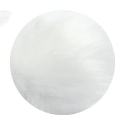 Cute Black Pompoms Ball Keychain Women Faux Rabbit Fur Car Key Chains Fluffy DIY Backpack Pendant Charms Gift Jewelry Accessorie