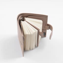 Moterm Luxe 2.0 Series Pocket Size Planner Pebbled Grain Leather A7 Notebook with 30MM Ring Mini Agenda Organizer Diary Notepad