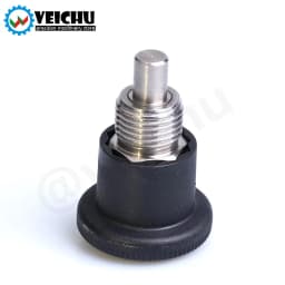 VCN218 Stainless Steel Dowel Black Knob Non Lock-Out Index Plungers Fine/Coarse Thread Mini Indexing Plunger