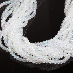 1strand 3*4mm 6mm Crystal Rondelle Beads Faceted Loose Spacer Glass Beads Multicolor Diy for Jewelry Making Bracelet Necklace