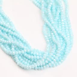 1strand 3*4mm 6mm Crystal Rondelle Beads Faceted Loose Spacer Glass Beads Multicolor Diy for Jewelry Making Bracelet Necklace