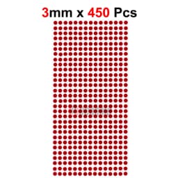 2MM 3MM 4MM 5MM 10MM Water Damage Security Label Sensitive Warranty Indicator Sensors Repair Waterproof Round Sticker