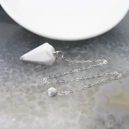 Natural Quartz Reiki Healing Pendulum,for Dowsing Spiritual Divination Cone Crystal Quartz Pendulos Small Size Necklace Jewelry