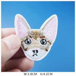 Cat Fashion DIY Patches Cute Animal Embroidery For T-Shirt Iron On Child Kids Appliques Clothes Jeans Stickers Badges Dog