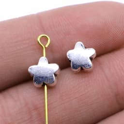 20pcs Flower Small Hole Bead Charms For Jewelry Making DIY Crafts Making Findings Handmade Tibetan Jewelry