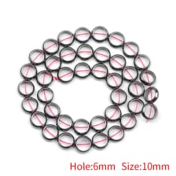 Black Natural Stone Loose Beads Rose Owl Fish Moon Hematite Spacer Bead for Jewelry Making DIY Bracelet Necklace Accessories 15"