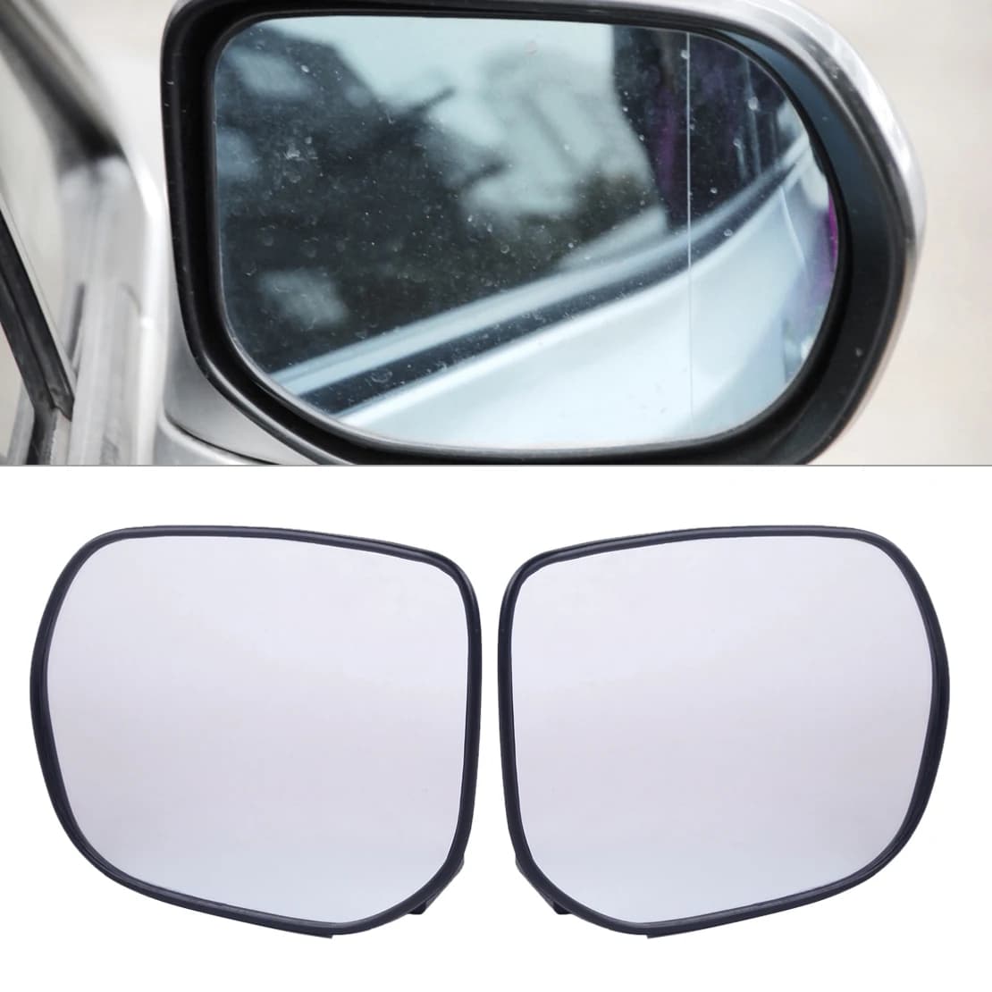 1 Pair Right & Left Side Wing Rear View Heated Mirror Glasses Fit for Honda Civic 2006 2007 2008 2009 2010 2011