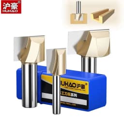 HUHAO 1pc 1/2 1/4 Shank Cleaning Bottom Engraving Slab Surfacing Flattening Router Bit Woodworking Tool CNC Cutter 6-50mm