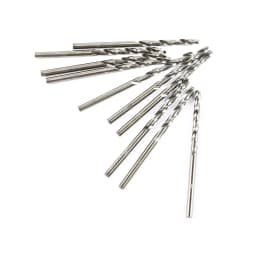 10pcs 0.5-2.0mm HSS Twist Drill Bit Set For Dremel Rotary Tool Straight Shank Mini Drill Bit Set Hand Tools