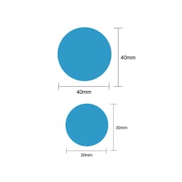 10pcs Metal Plate Disk For Magnetic Car Phone Holder Iron Sheet Metal Plates For Magnet Mobile Phone Holder 30 40mm