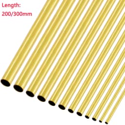 1PCS Brass Tube Inner Diameter 1/1.5/2/3/4/5/6/7/8/9/14/18mm Length 200/500mm 0.5-2mm Wall Brass Pipe Brass Tube Cutting Tool