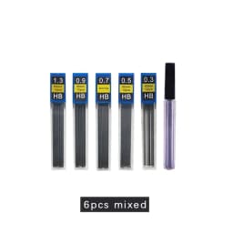 0.3/0.5/0.7/0.9/1.3/2.0mm Mechanical Pencil Office School Writing Art Painting Tools Metal Automatic Pencils Creative Stationery
