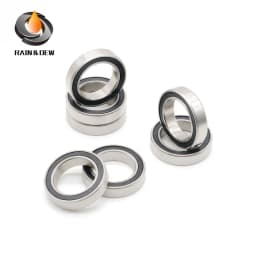 10Pcs 6802RS Bearing 15x24x5mm ABEC-7 Hobby Electric RC Car Truck Ball Bearings Black Sealed 6000RS 10x26x8mm 6900RS 10x22x6mm