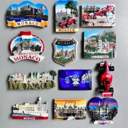 Monaco fridge magnets Creative Travel souvenir gift resin UV magnet refrigerator magnets home decor collection