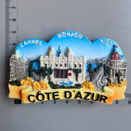 Monaco fridge magnets Creative Travel souvenir gift resin UV magnet refrigerator magnets home decor collection